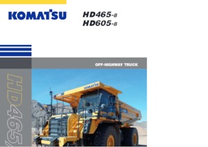 Autovolquetes Komatsu HD605-8E0