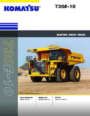 Autovolquetes Komatsu 730E-10