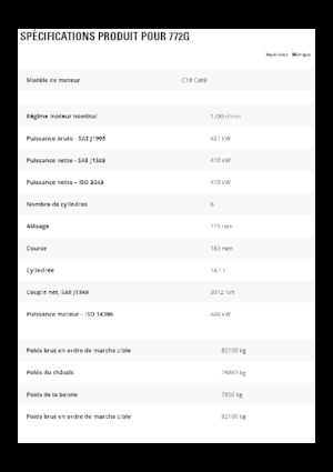 Autovolquetes Caterpillar 772G