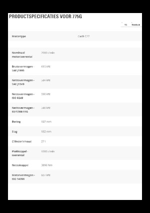 Autovolquetes Caterpillar 775G