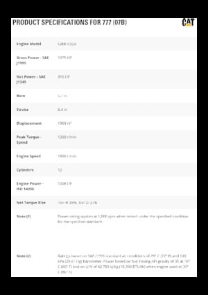 Autovolquetes Caterpillar 777 (07B)