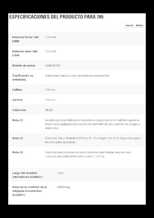 Autovolquetes Caterpillar 785