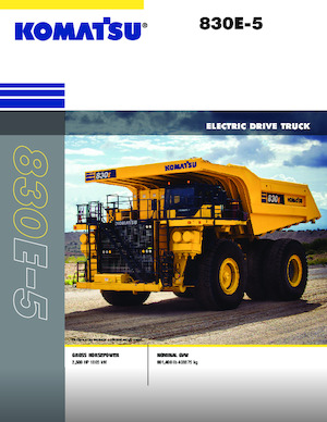 Autovolquetes Komatsu 830-E