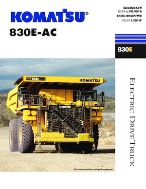 Autovolquetes Komatsu 830E-AC