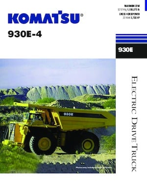 Autovolquetes Komatsu 930-E4