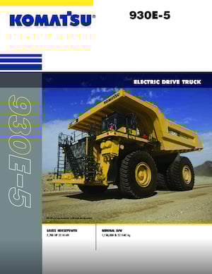 Autovolquetes Komatsu 930E