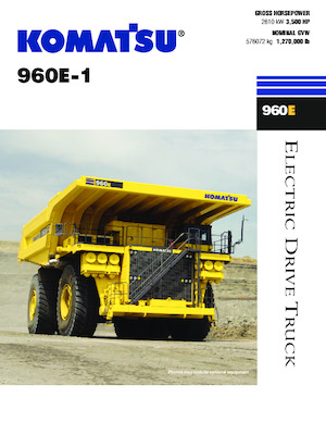 Autovolquetes Komatsu 960E-1