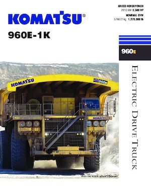 Autovolquetes Komatsu 960E-1K