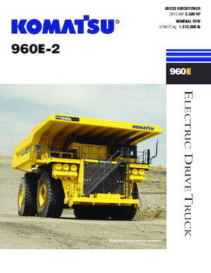 Autovolquetes Komatsu 960E-2