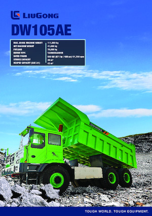 Autovolquetes Liugong DW105AE
