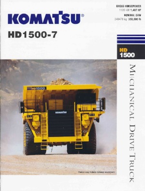 Autovolquetes Komatsu HD1500-7
