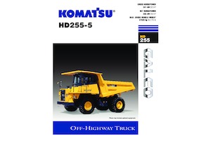 Autovolquetes Komatsu HD255-5