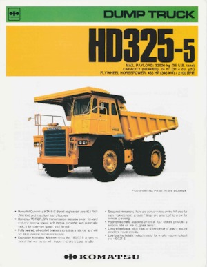 Autovolquetes Komatsu HD325-5