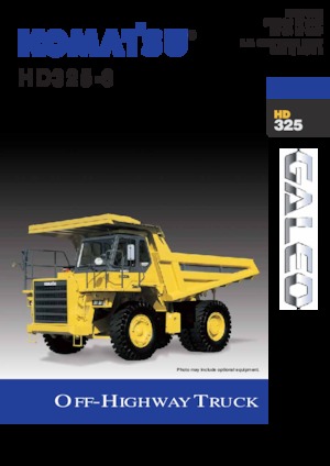 Autovolquetes Komatsu HD325-6
