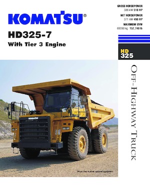 Autovolquetes Komatsu HD325-7