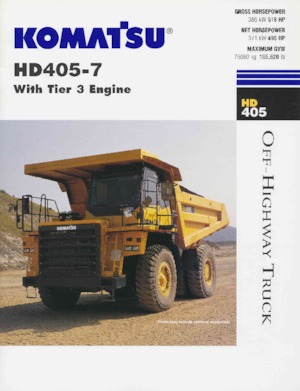 Autovolquetes Komatsu HD325-7