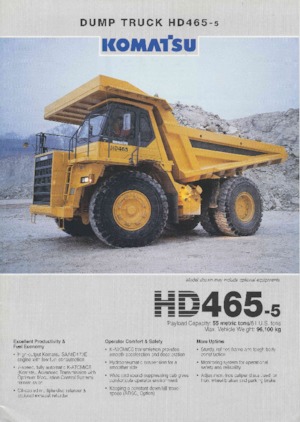 Autovolquetes Komatsu HD465-5