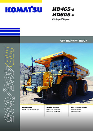 Autovolquetes Komatsu HD605-8E0