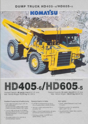 Autovolquetes Komatsu HD405-6