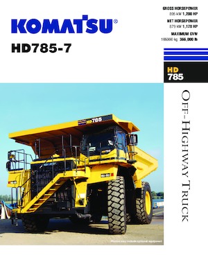 Autovolquetes Komatsu HD785-7