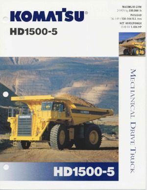Autovolquetes Komatsu HD1500-5