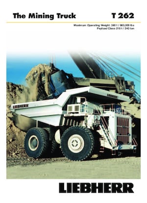 Autovolquetes Liebherr T 262