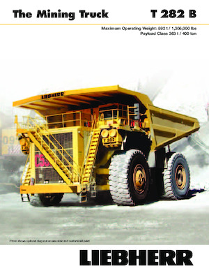 Autovolquetes Liebherr T282B