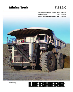 Autovolquetes Liebherr T282C