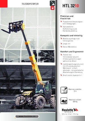 Manipuladoras telescópicas Haulotte HTL3210