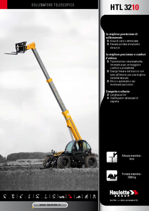 Manipuladoras telescópicas Haulotte HTL3210