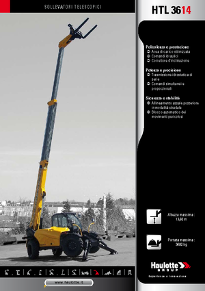 Manipuladoras telescópicas Haulotte HTL3614