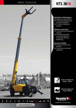 Manipuladoras telescópicas Haulotte HTL3614