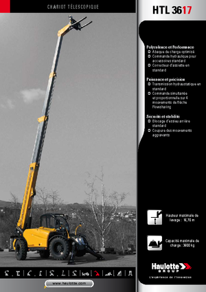 Manipuladoras telescópicas Haulotte HTL3617