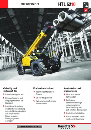 Manipuladoras telescópicas Haulotte HTL5210