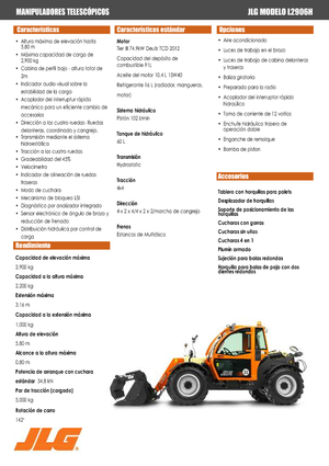 Manipuladoras telescópicas JLG L 2906 H