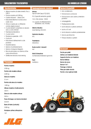 Manipuladoras telescópicas JLG L 2906 H