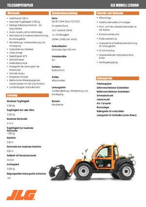 Manipuladoras telescópicas JLG L 2906 H