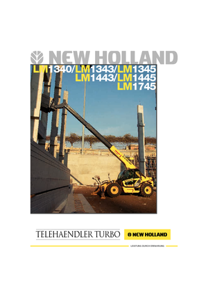 Manipuladoras telescópicas New Holland LM 1745 turbo