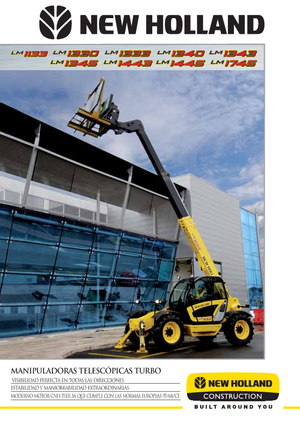 Manipuladoras telescópicas New Holland LM 1333 turbo