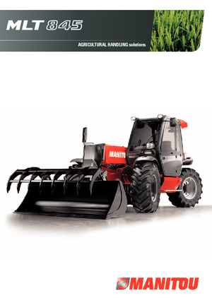 Manipuladoras telescópicas Manitou MLT 845-120 LSU