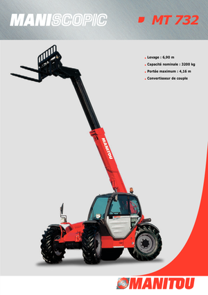 Manipuladoras telescópicas Manitou MT 732
