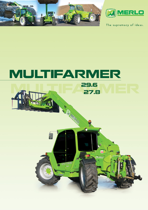 Manipuladoras telescópicas Merlo Multifarmer 29.6