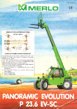 Manipuladoras telescópicas Merlo P 23.6 EV