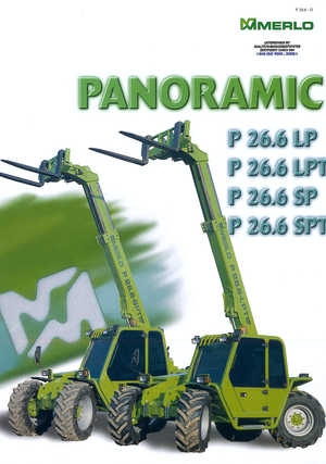 Manipuladoras telescópicas Merlo P 26.6 LPT/SPT