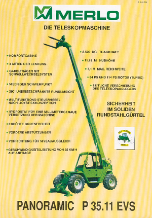 Manipuladoras telescópicas Merlo P 35.11 EVS