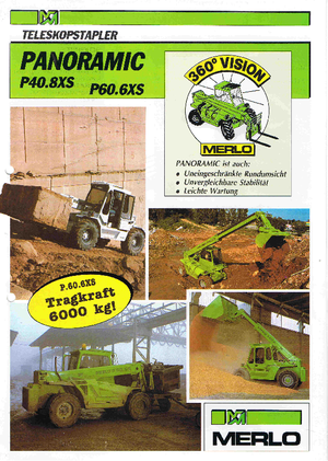 Manipuladoras telescópicas Merlo P 60.6 XS