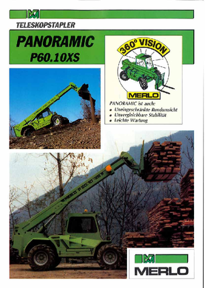 Manipuladoras telescópicas Merlo P 60.10 XS
