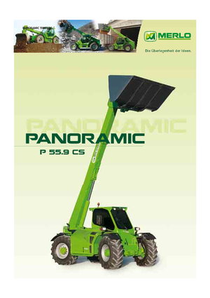 Manipuladoras telescópicas Merlo Panoramic P 55.9 CS