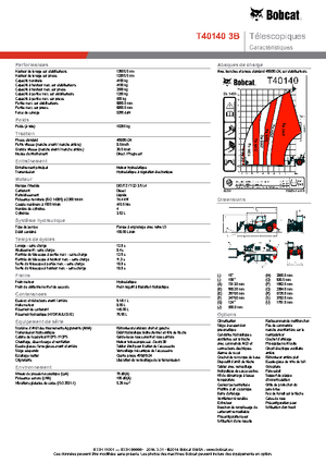 Manipuladoras telescópicas Bobcat T40140 IIIB