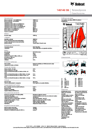 Manipuladoras telescópicas Bobcat T40140 IIIB